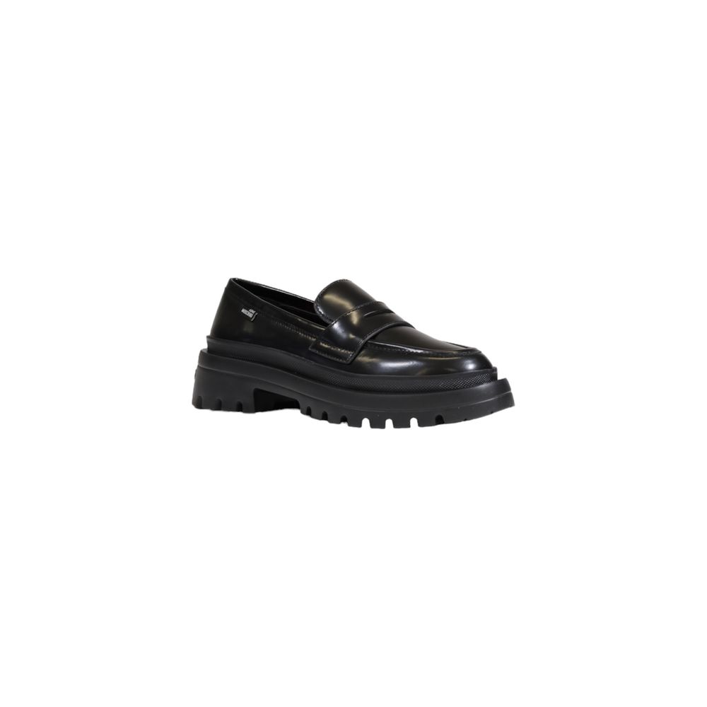 Black Polyethylene Flat Shoe - ventzia