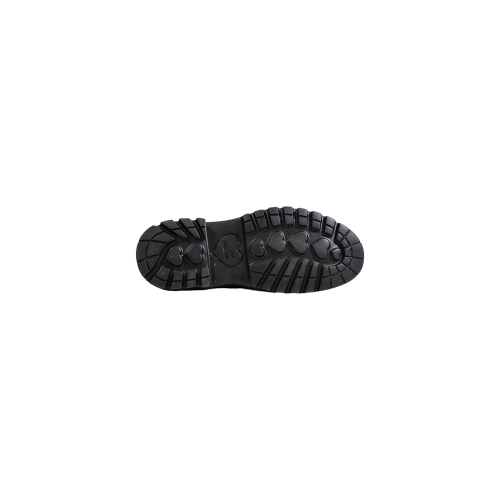 Black Polyethylene Flat Shoe - ventzia