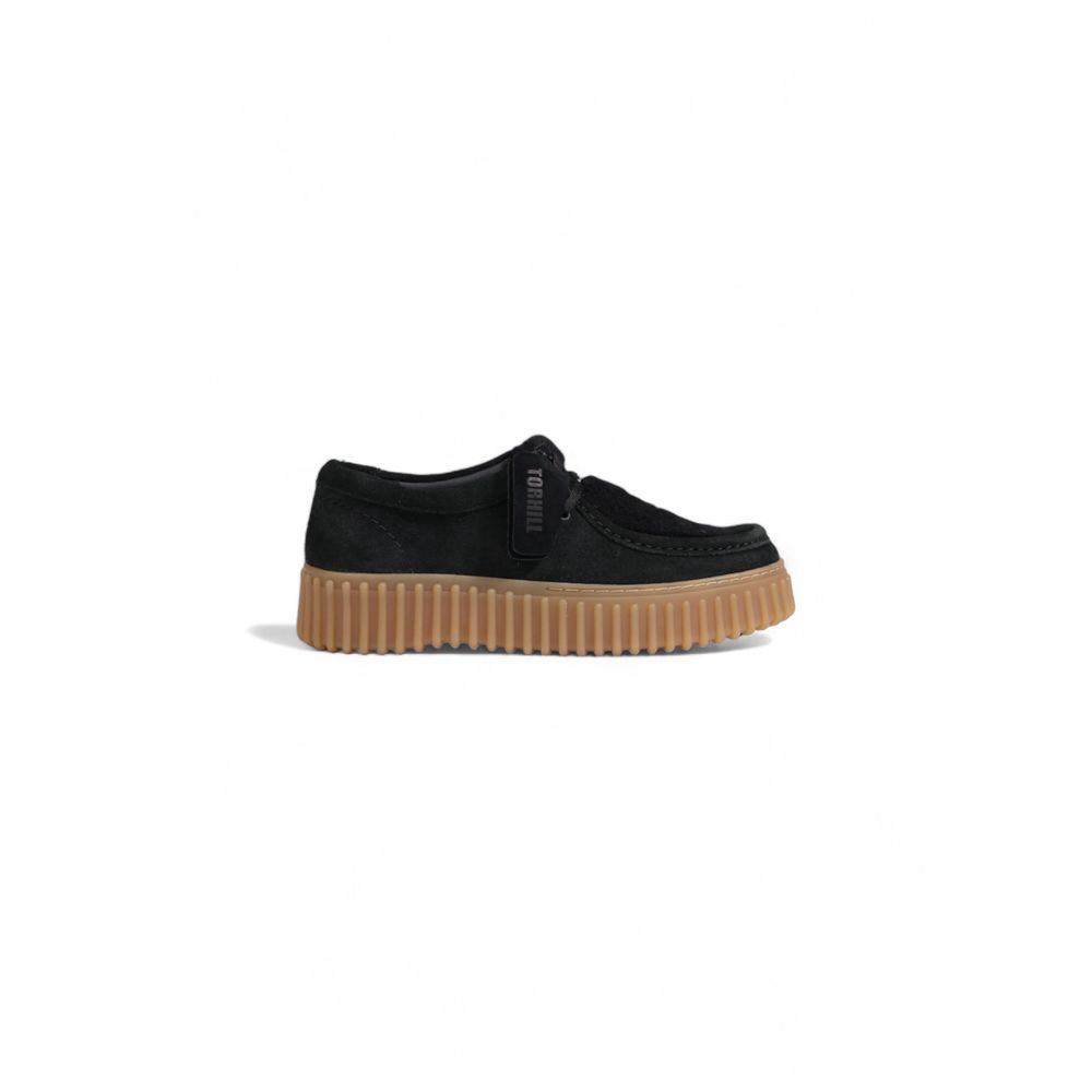 Black Sponge Flat Shoe - ventzia