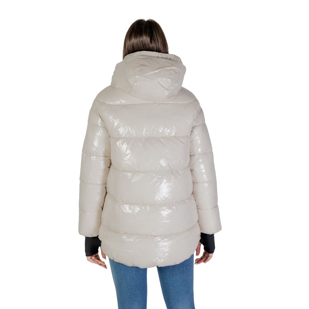 Beige Polyamide Parka - ventzia