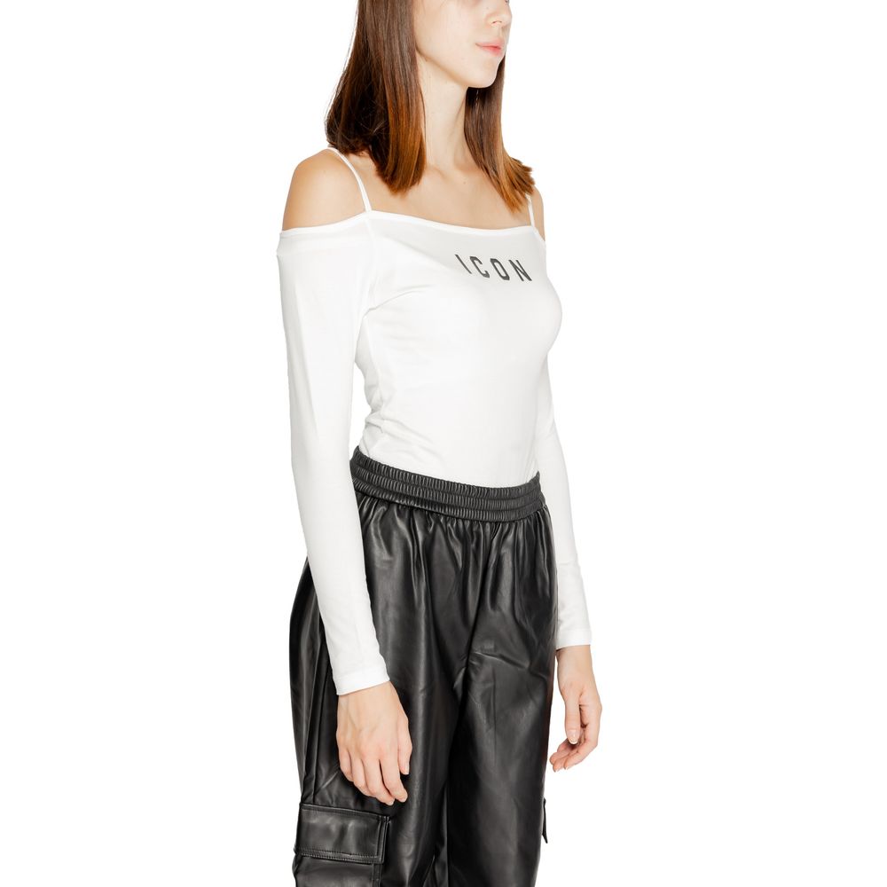 White Cotton Bodysuit - ventzia