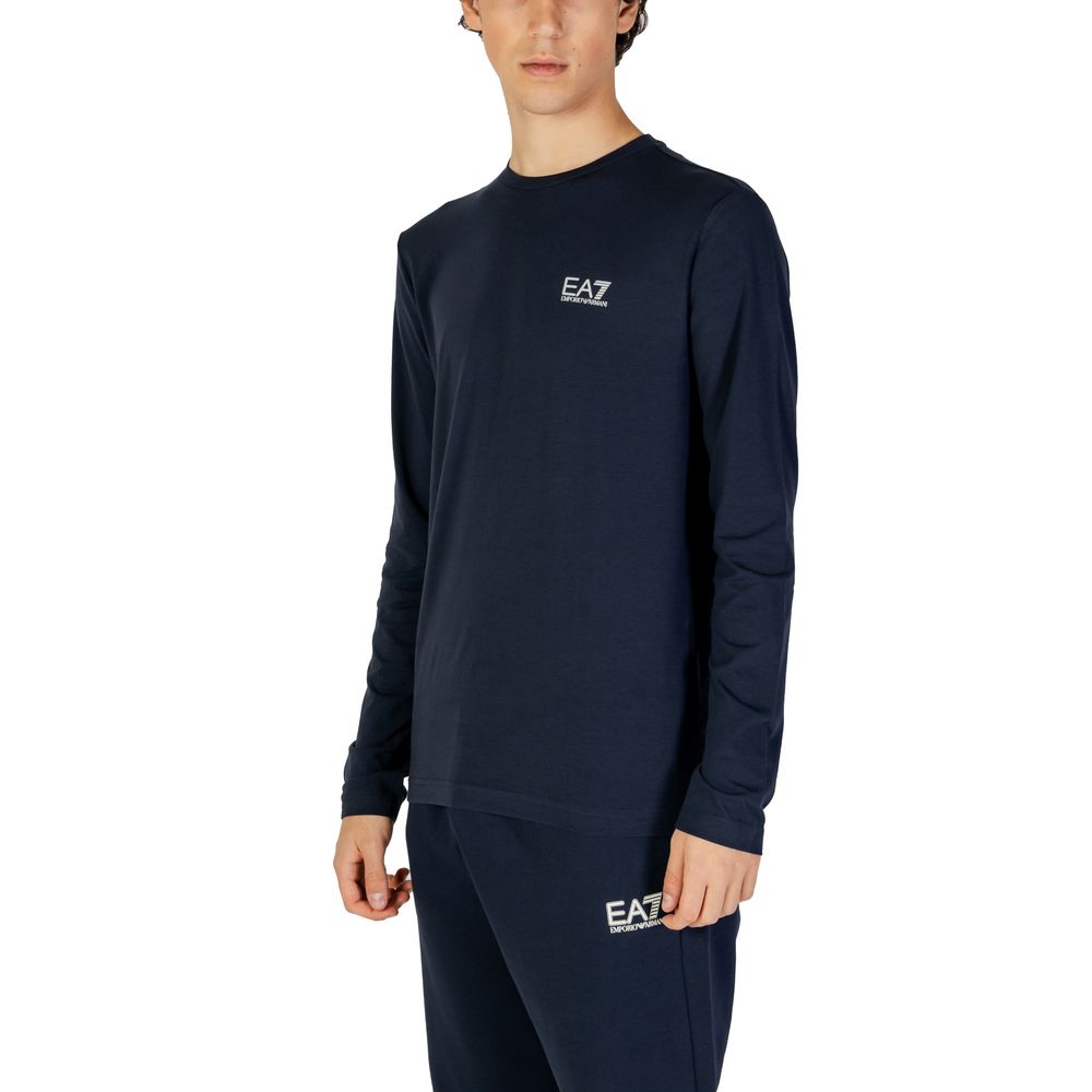 Blue Cotton Long Sleeve - ventzia