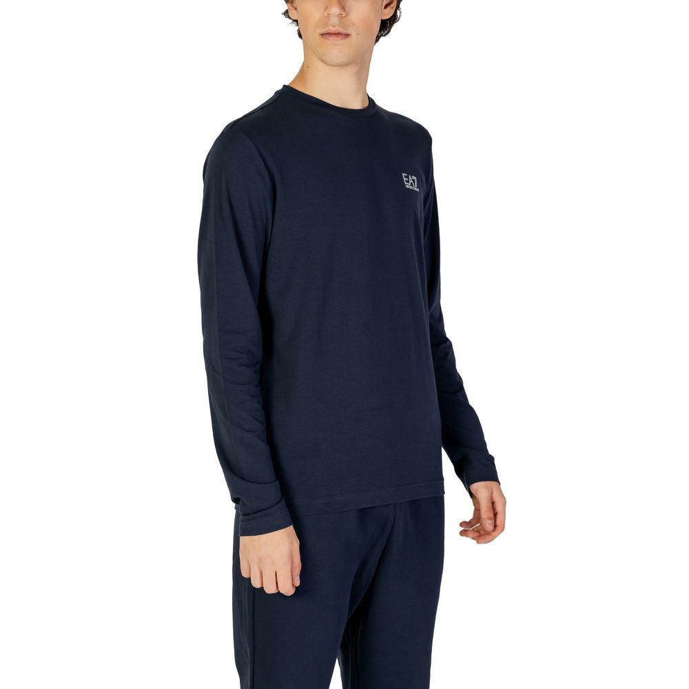 Blue Cotton Long Sleeve - ventzia