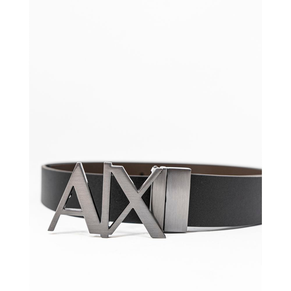 Black Leather Regular Belt