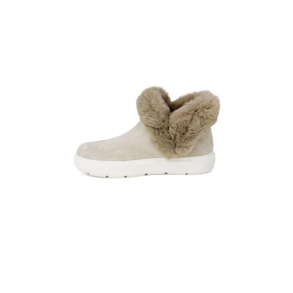 Beige Leather Sneaker - ventzia