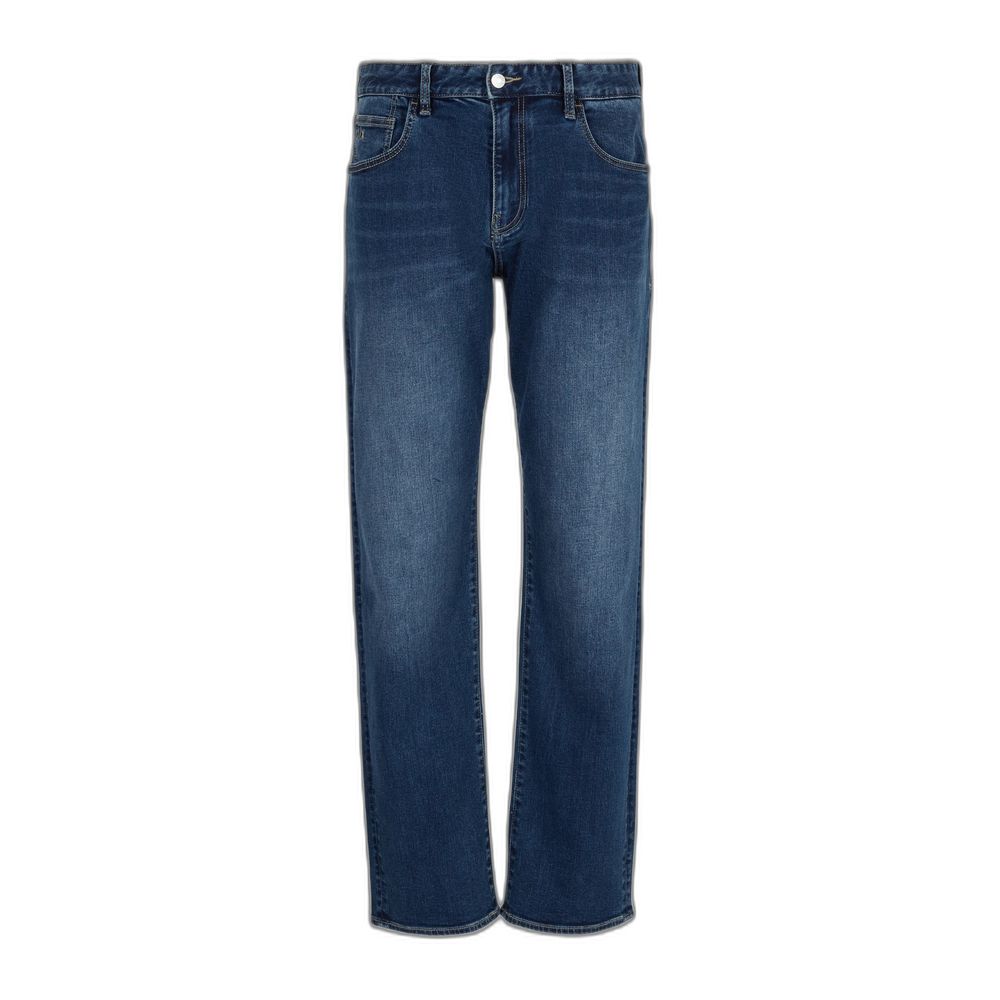 Blue Cotton Skinny Jeans - ventzia