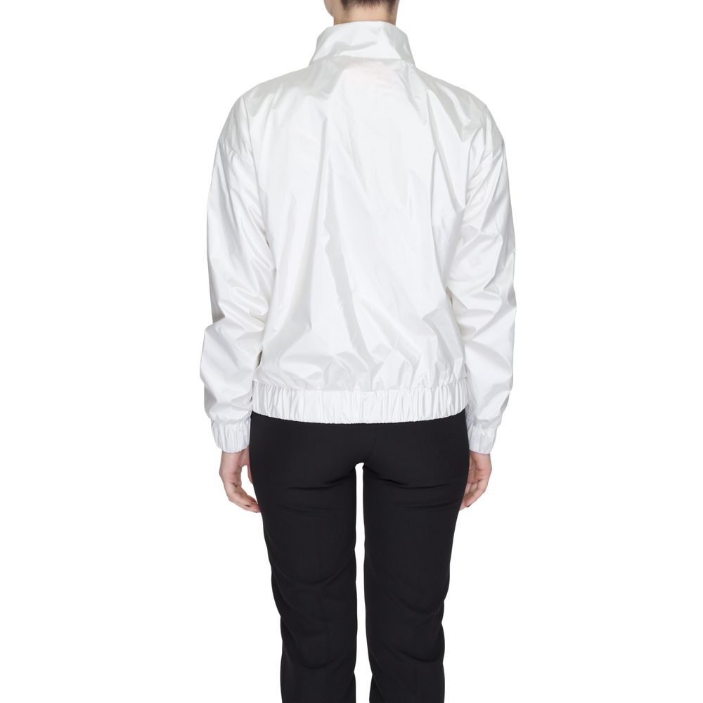 White Polyester Jackets & Coat - ventzia