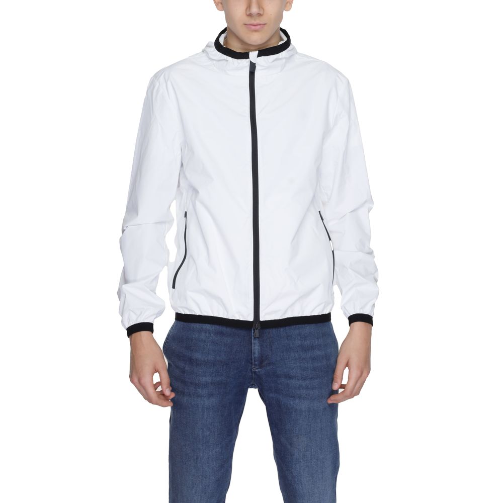 White Polyester Jackets & Coat - ventzia