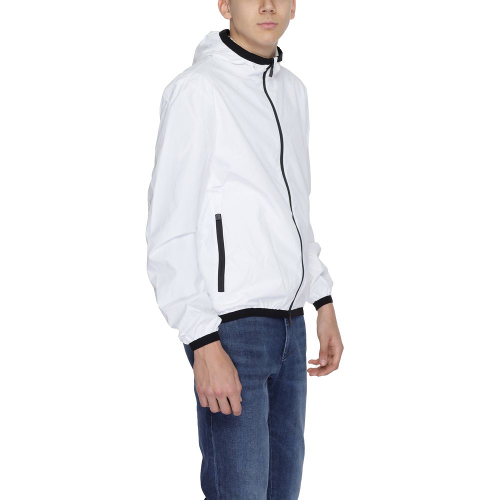 White Polyester Jackets & Coat - ventzia