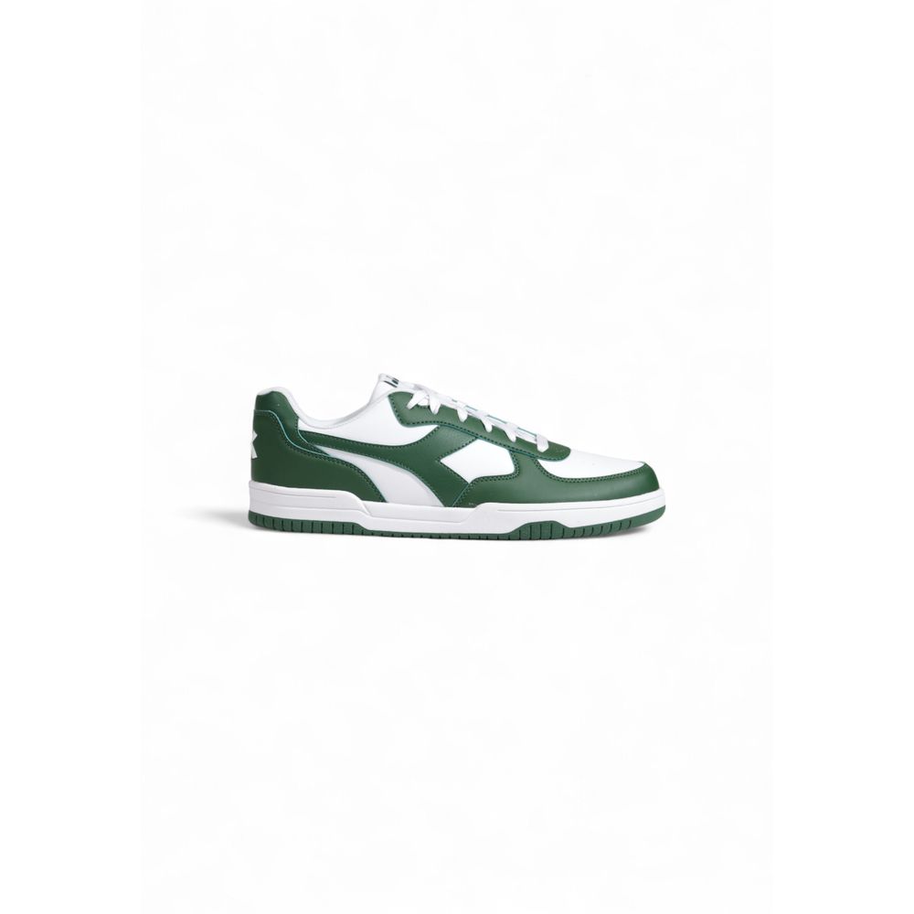 Green Artificial Leather Sneaker - ventzia