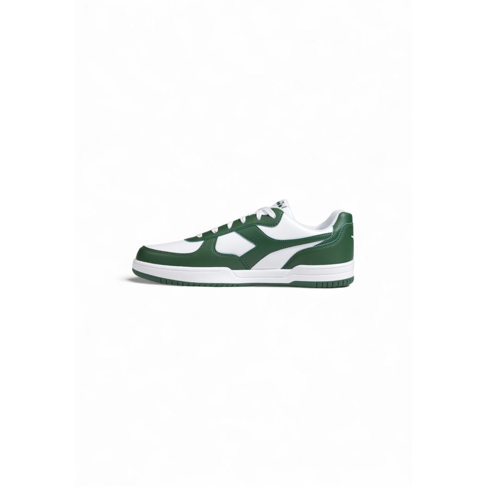 Green Artificial Leather Sneaker - ventzia