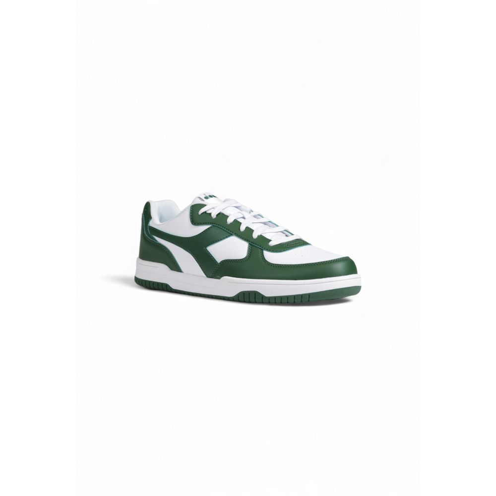 Green Artificial Leather Sneaker - ventzia