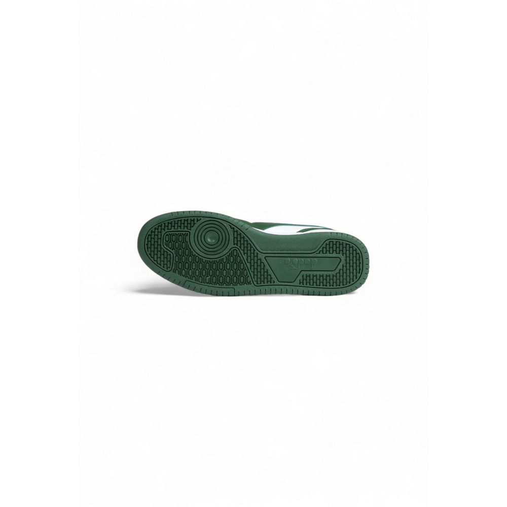 Green Artificial Leather Sneaker - ventzia