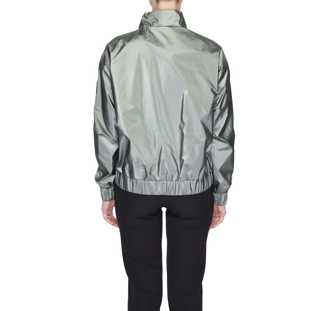 Green Polyester Jackets & Coat - ventzia