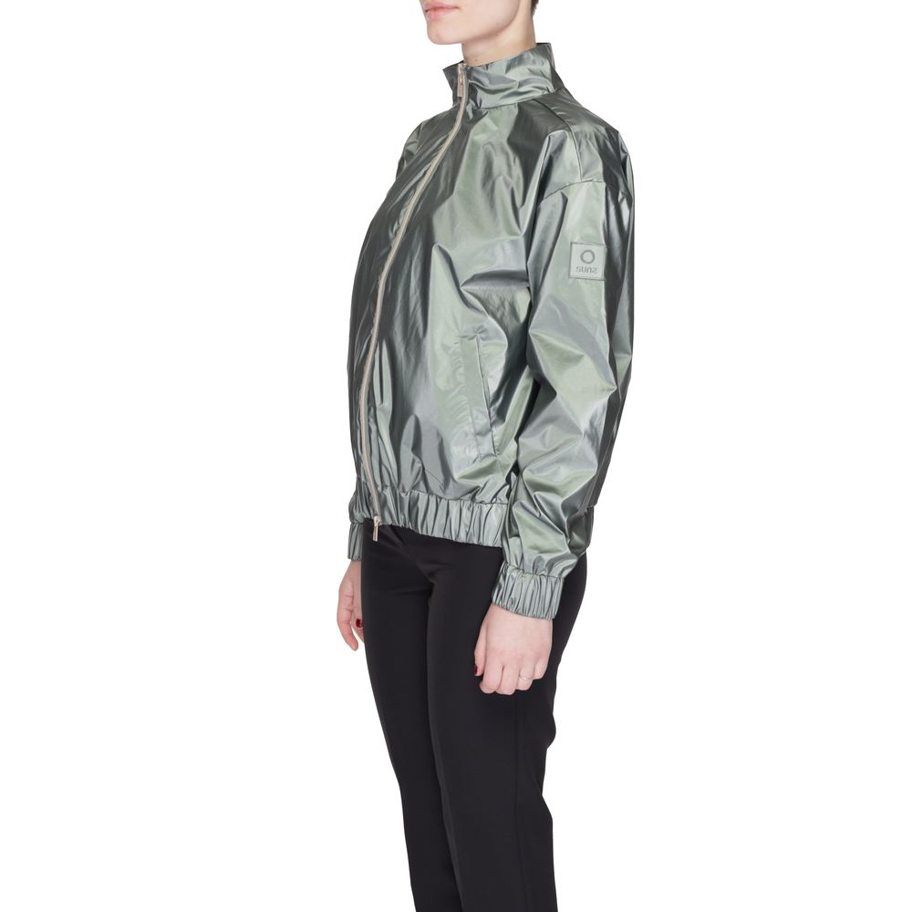 Green Polyester Jackets & Coat - ventzia