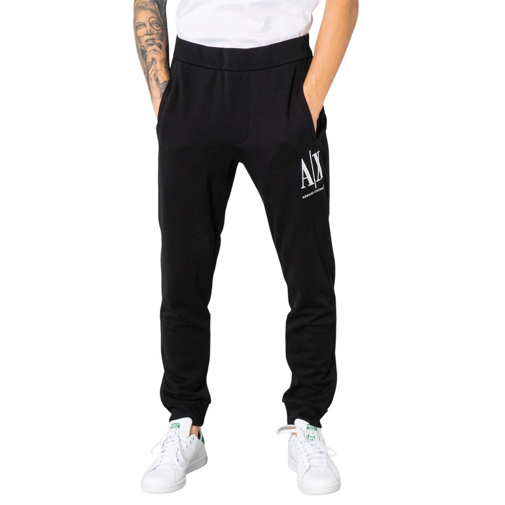 Black Cotton Joggers Workout Pant - ventzia