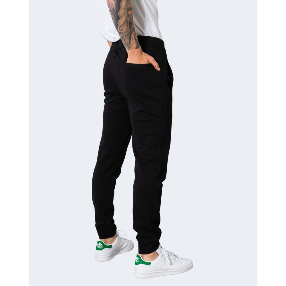 Black Cotton Joggers Workout Pant - ventzia