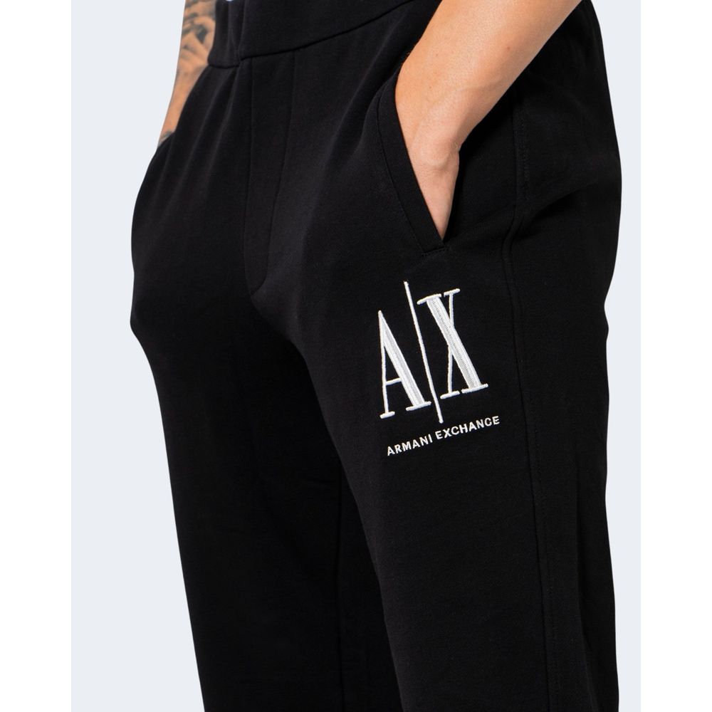 Black Cotton Joggers Workout Pant - ventzia