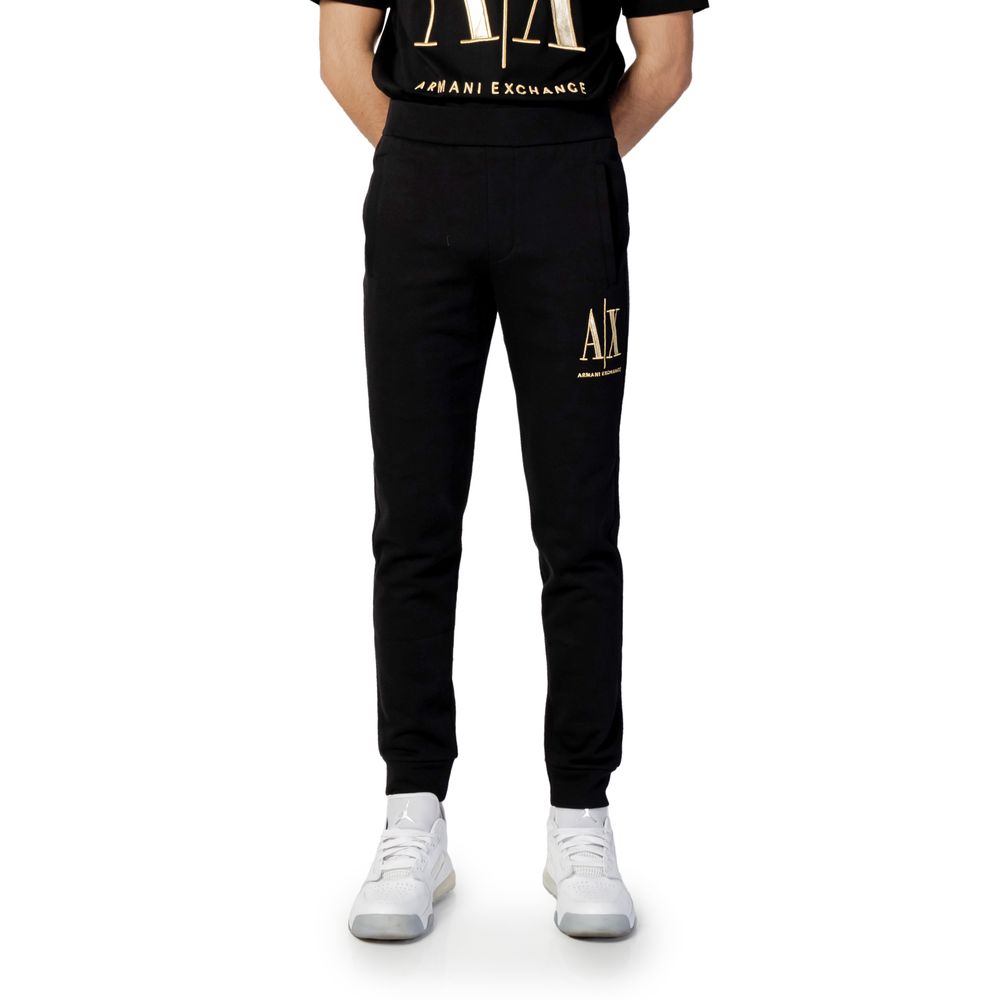 Black Cotton Joggers Workout Pant - ventzia