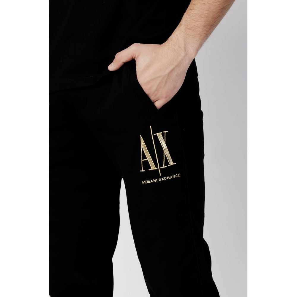 Black Cotton Joggers (Workout Pants)