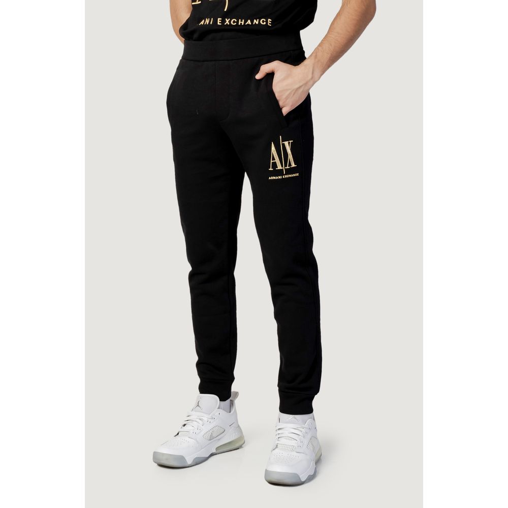 Black Cotton Joggers Workout Pant - ventzia
