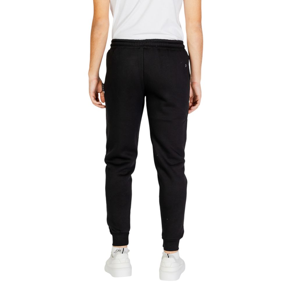 Black Cotton Joggers Workout Pant - ventzia