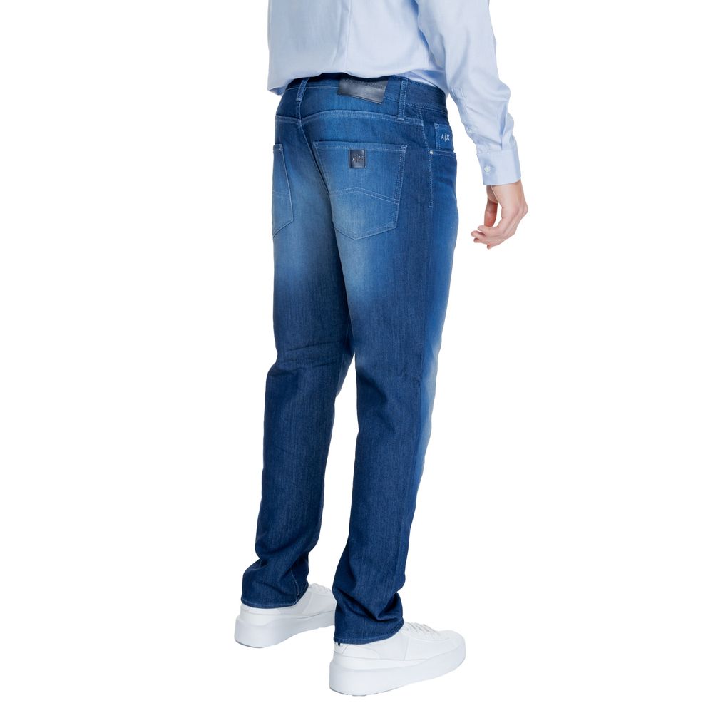Blue Cotton Skinny Pant - ventzia