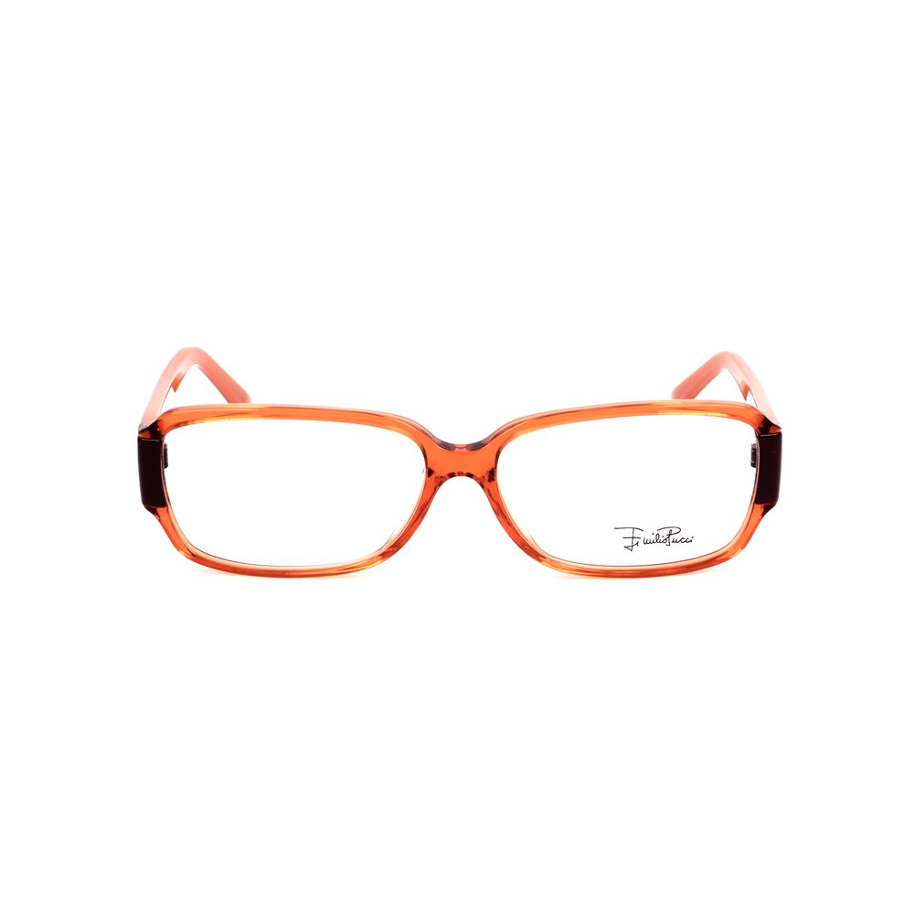 Orange Plastic Glasses (Frames) - ventzia
