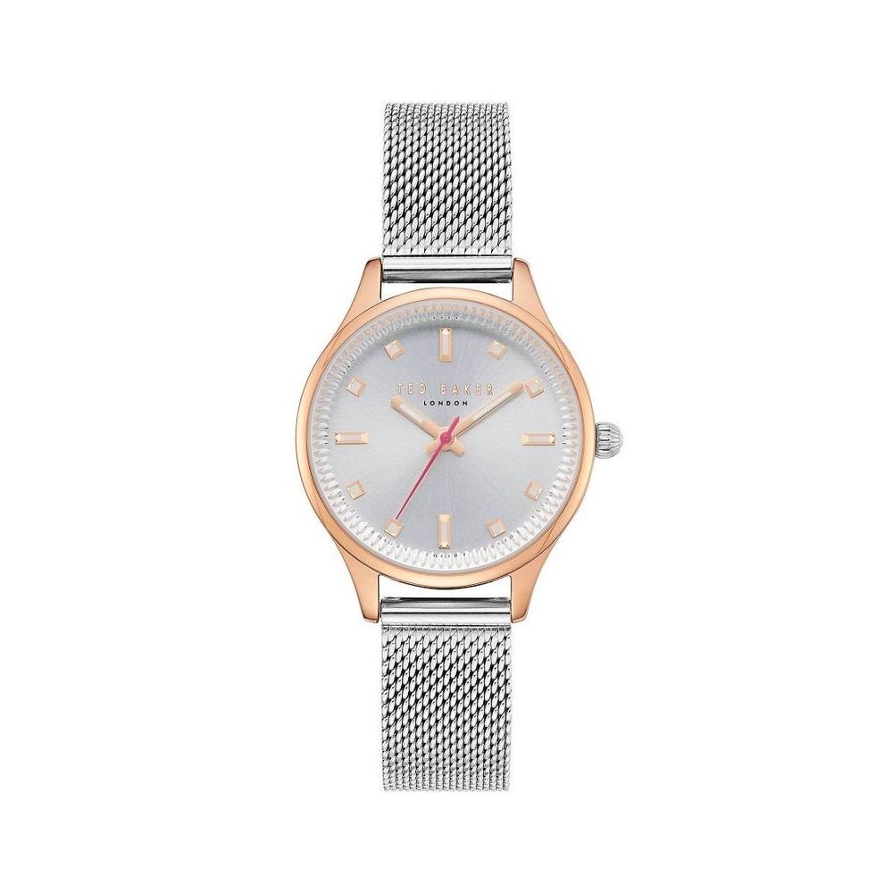 Silver Stainless Steel Dress Watch - ventzia