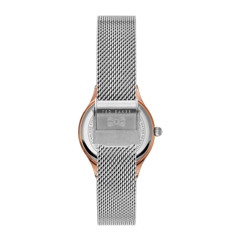 Silver Stainless Steel Dress Watch - ventzia