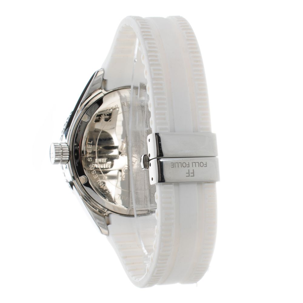 White Synthetic Sport Watch - ventzia
