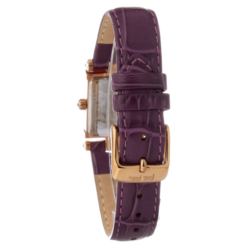 Purple Leather Dress Watch - ventzia