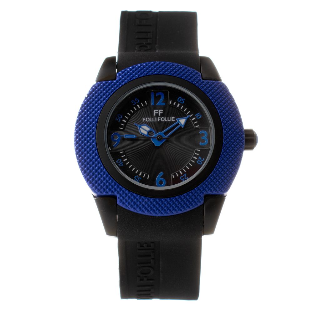 Black Synthetic Sport Watch - ventzia