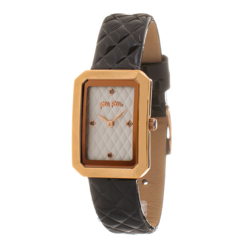 Black Leather Dress Watch - ventzia