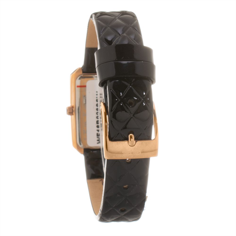 Black Leather Dress Watch - ventzia