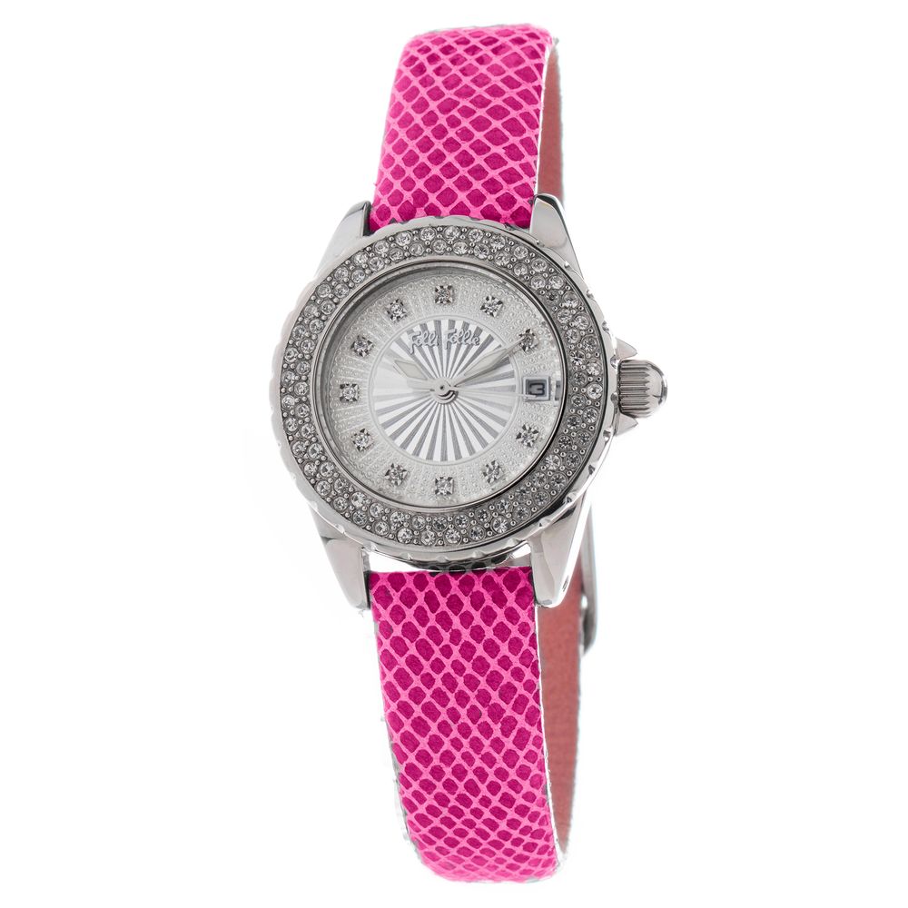Multicolor Leather Dress Watch - ventzia