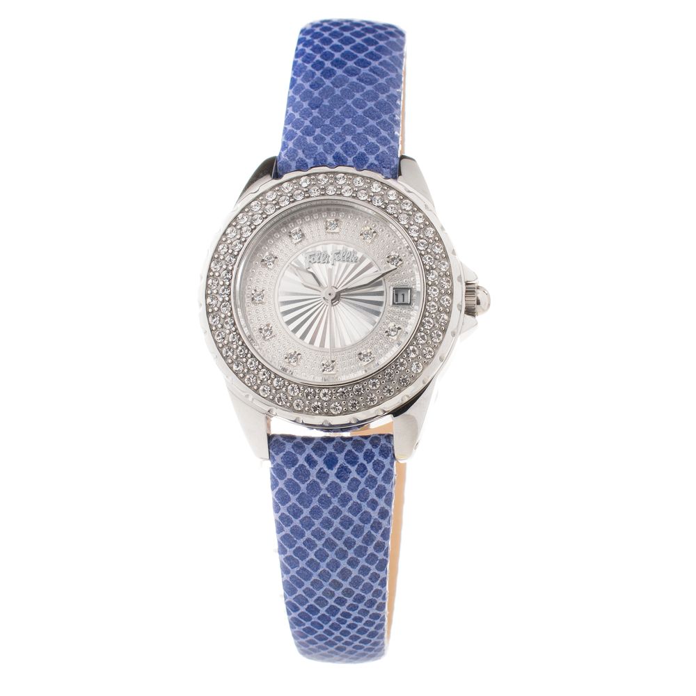 Blue Leather Dress Watch - ventzia