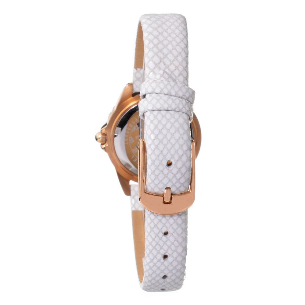 White Leather Dress Watch - ventzia