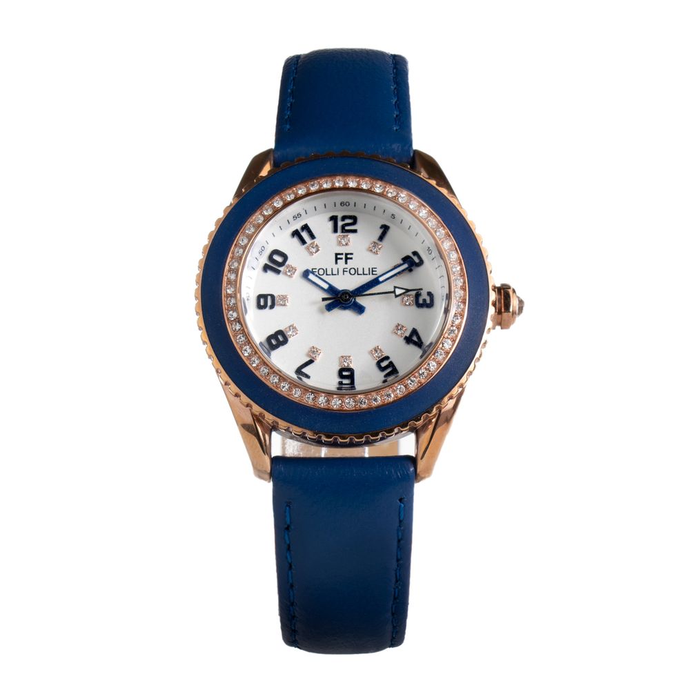 Blue Leather Dress Watch - ventzia