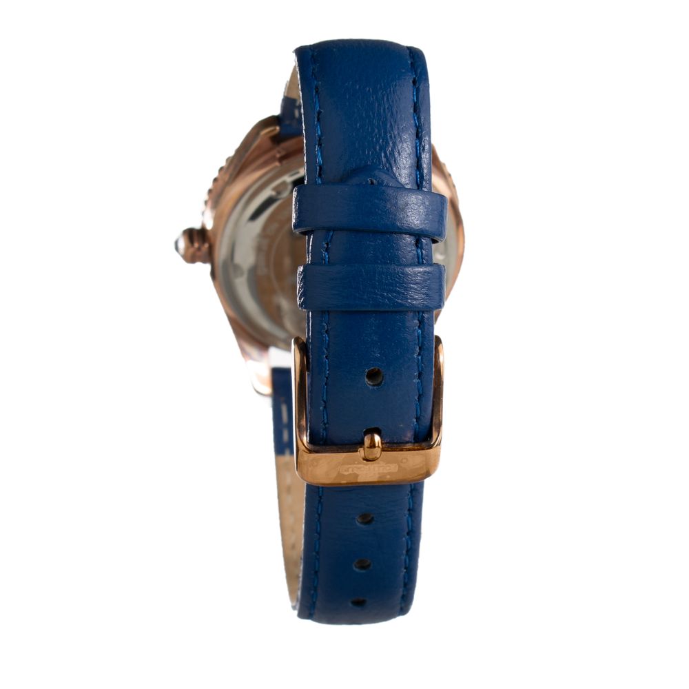 Blue Leather Dress Watch - ventzia