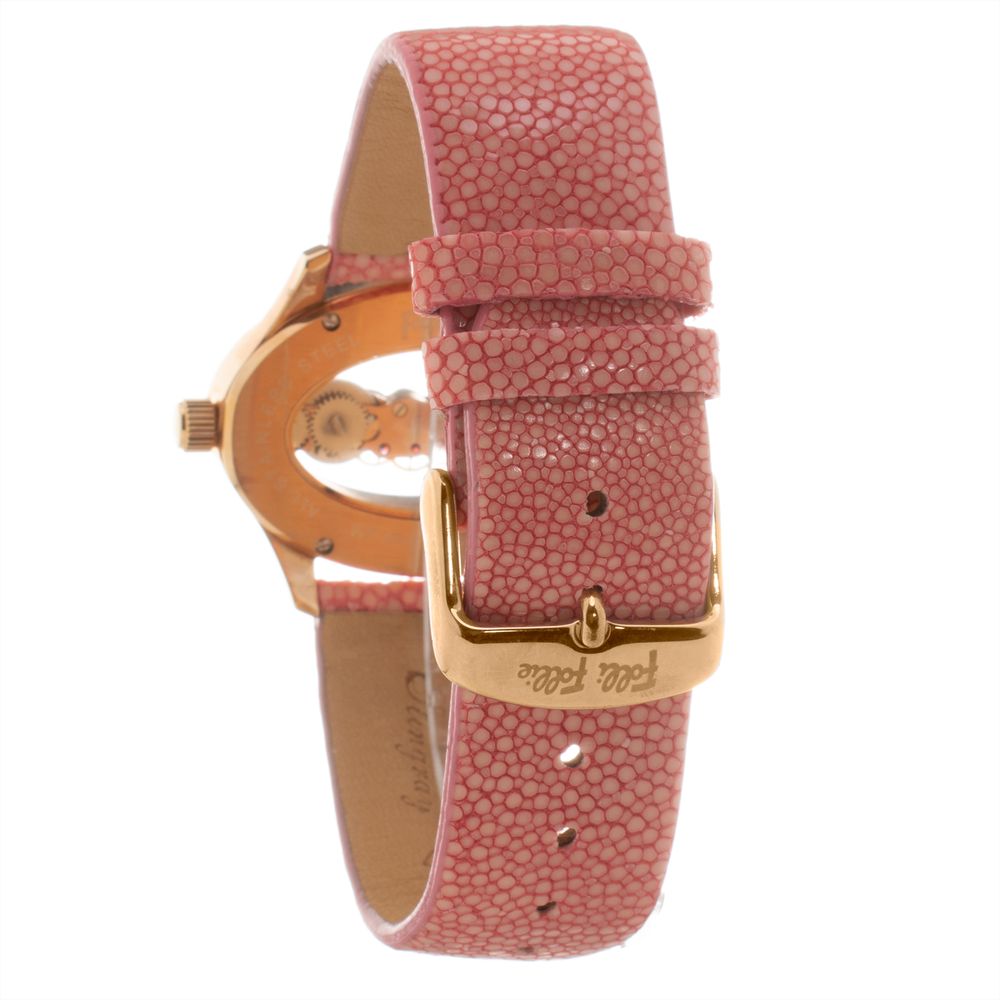 Multicolor Leather Dress Watch - ventzia