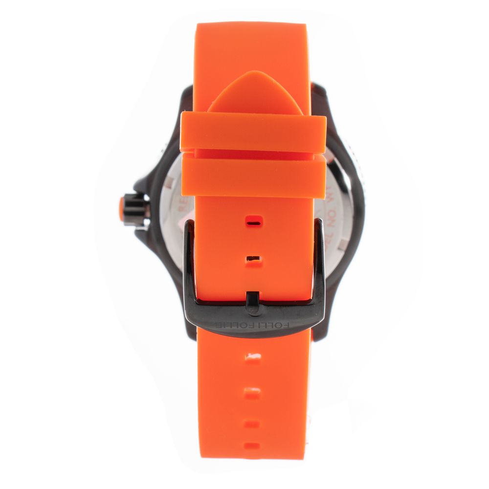 Orange Plastic Sport Watch - ventzia