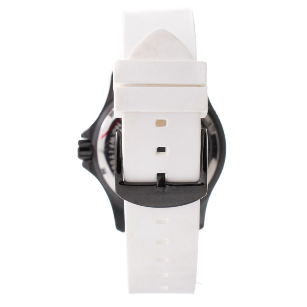 White Stainless Steel Bracelet Watch - ventzia