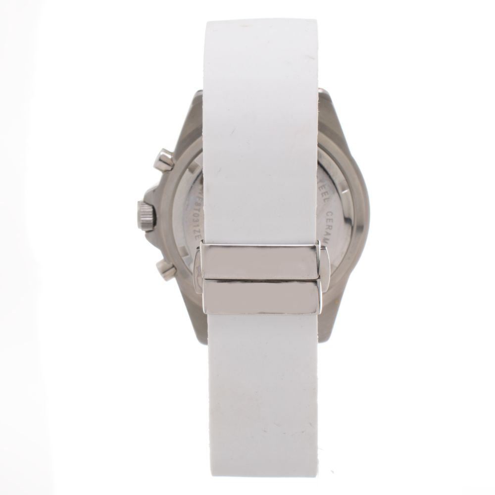 White Synthetic Sport Watch - ventzia