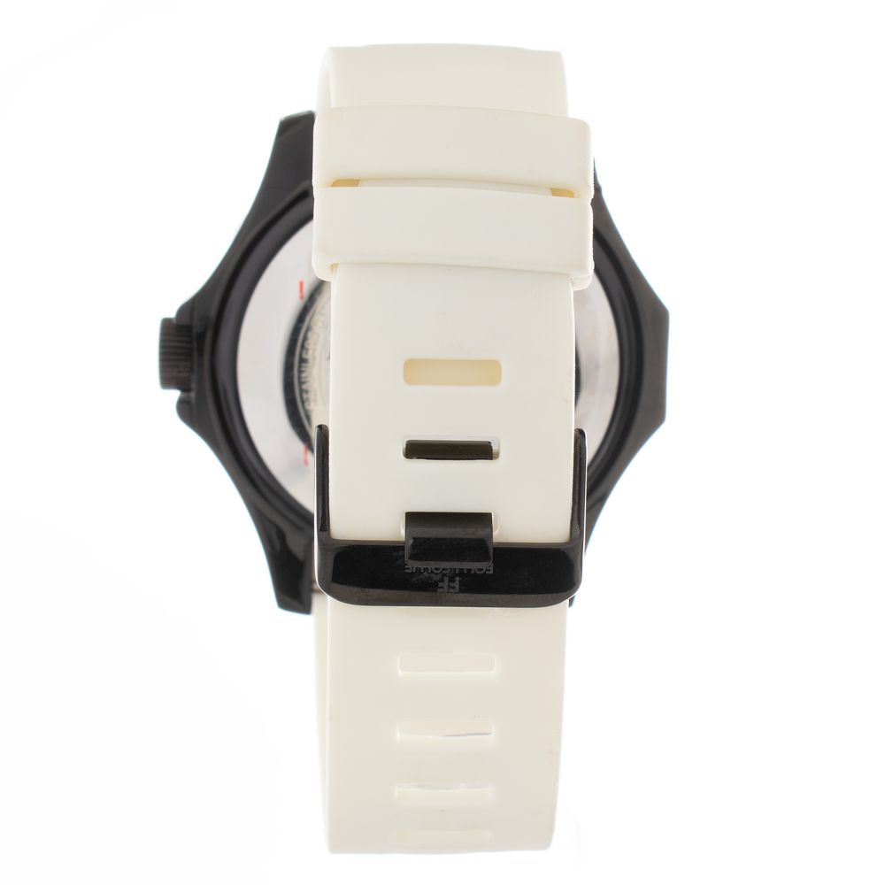 White Synthetic Sport Watch - ventzia