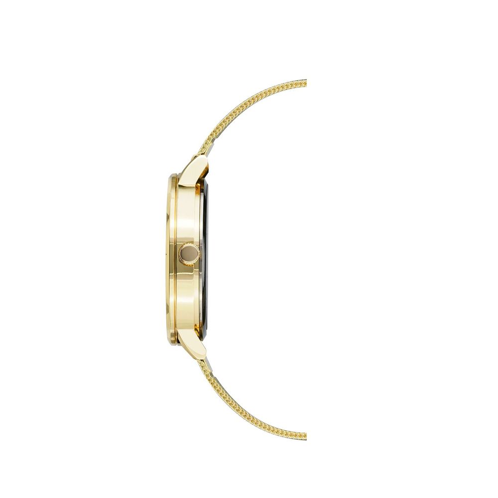 Gold Stainless Steel Dress Watch - ventzia