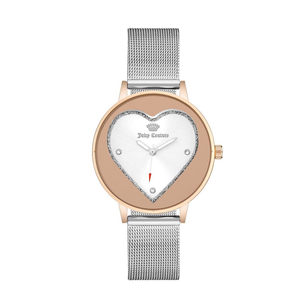 Silver Stainless Steel Dress Watch - ventzia