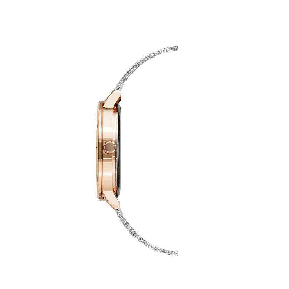 Silver Stainless Steel Dress Watch - ventzia