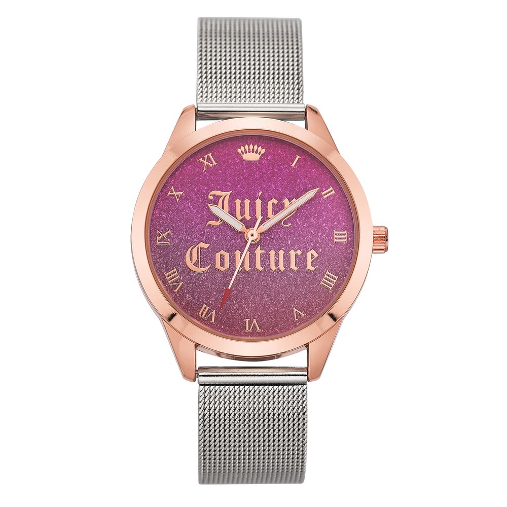 Silver Stainless Steel Dress Watch - ventzia
