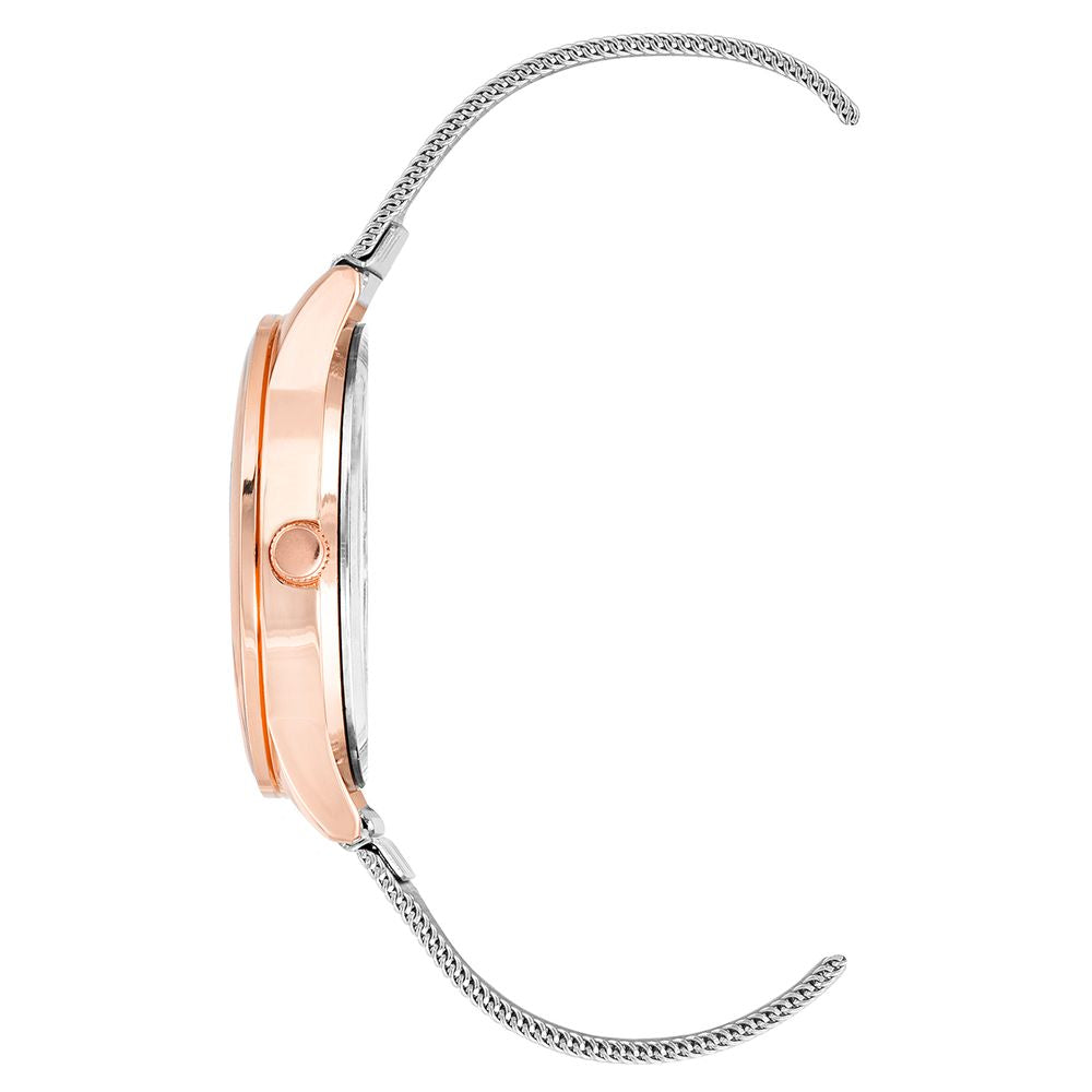 Silver Stainless Steel Dress Watch - ventzia